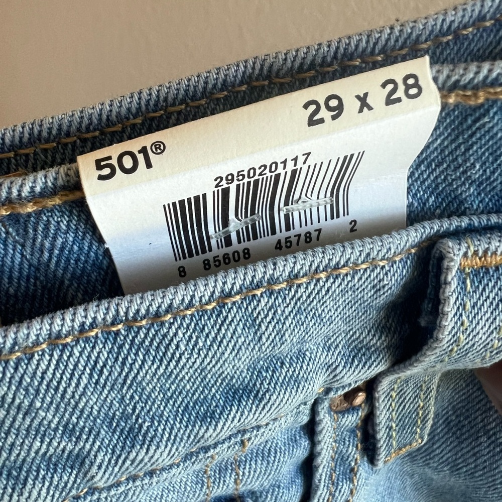 Women's Levi premium 501 skinny jeans size 29 - Picture 5 of 8